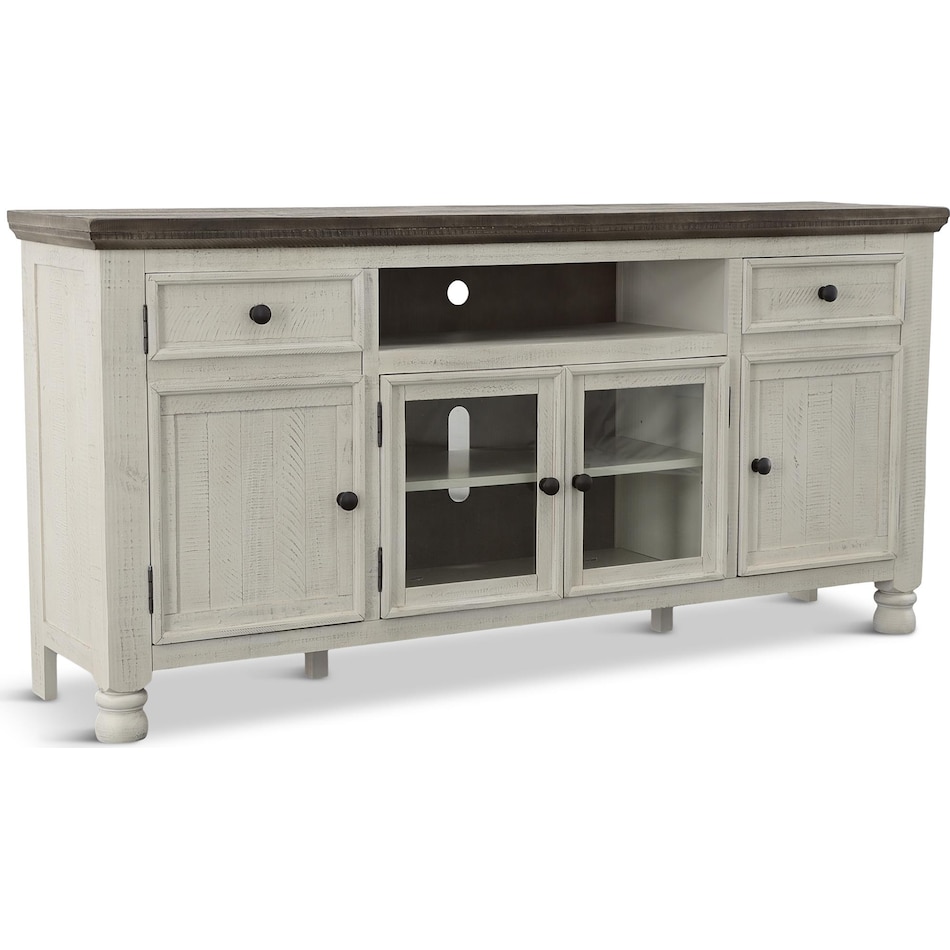 havalance two tone et entertainment console w   