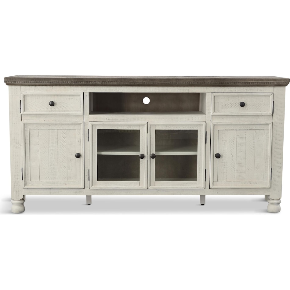 havalance two tone et entertainment console w   