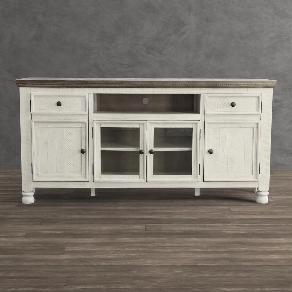 havalance two tone et entertainment console w   