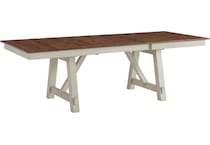 havana dining two tone dr dining table reg hgt   