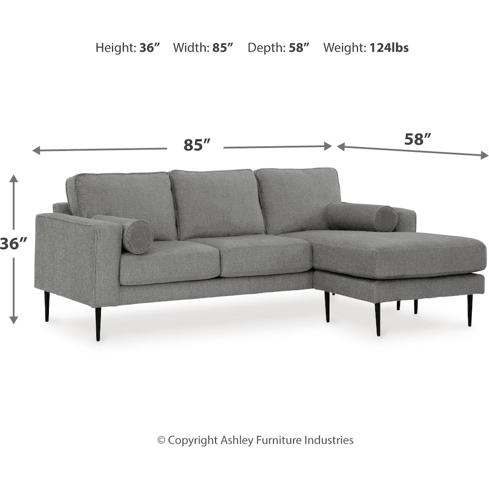 hazela charcoal living room dimension schematic   