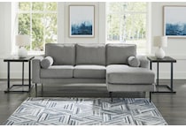 hazela charcoal living room gray   