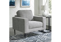 hazela charcoal living room gray   