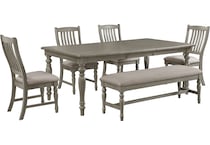 hemingway gray dr bench   