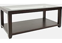 hendrix occasional reddish brown oc coffee table   