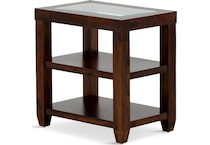 hendrix occasional reddish brown oc end chairside table   