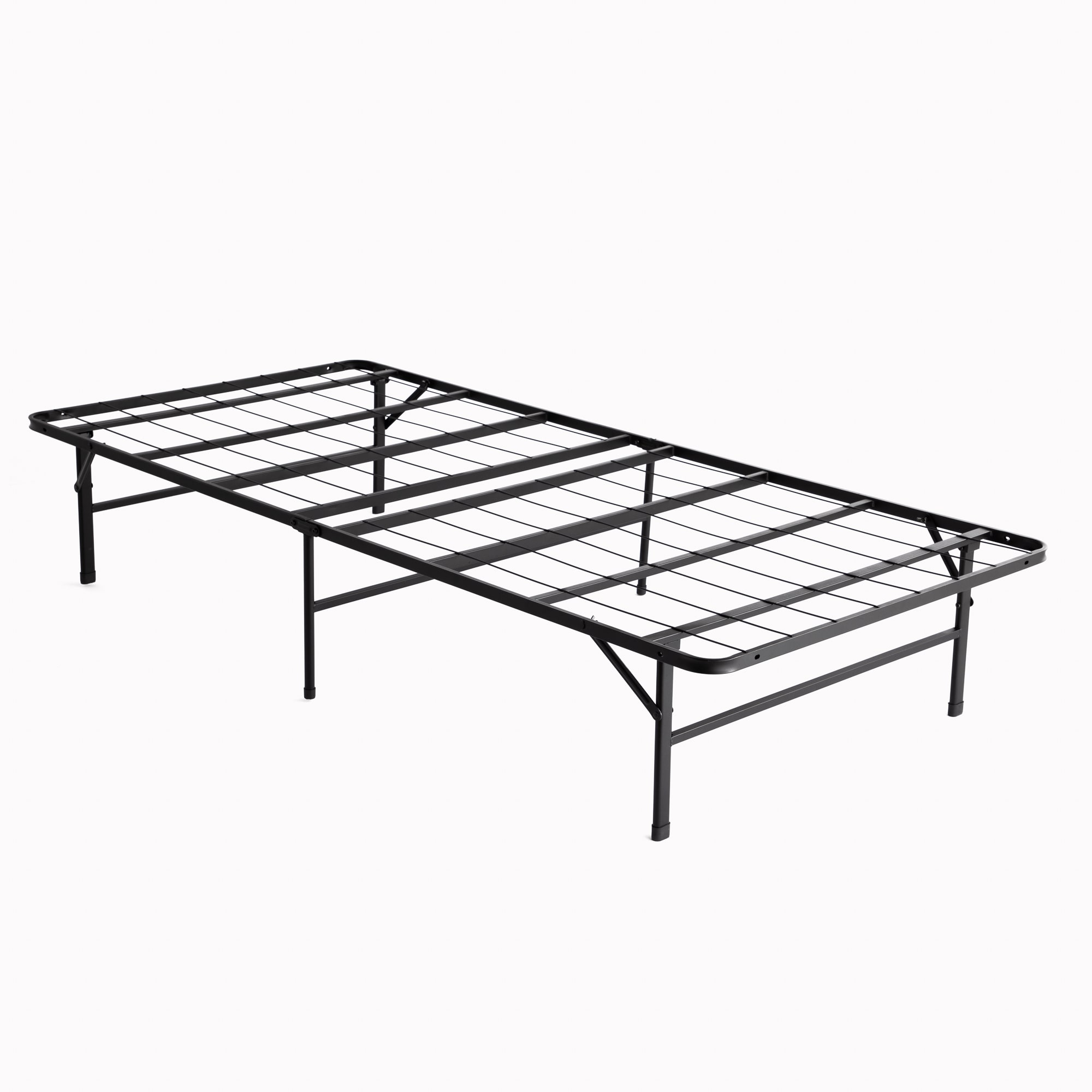 High rise twin store bed frame