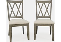 hillsbridge dining grey dr side chair   