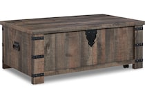 hollum occasional brown oc coffee table t   