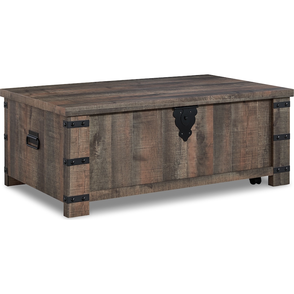 hollum occasional brown oc coffee table t   