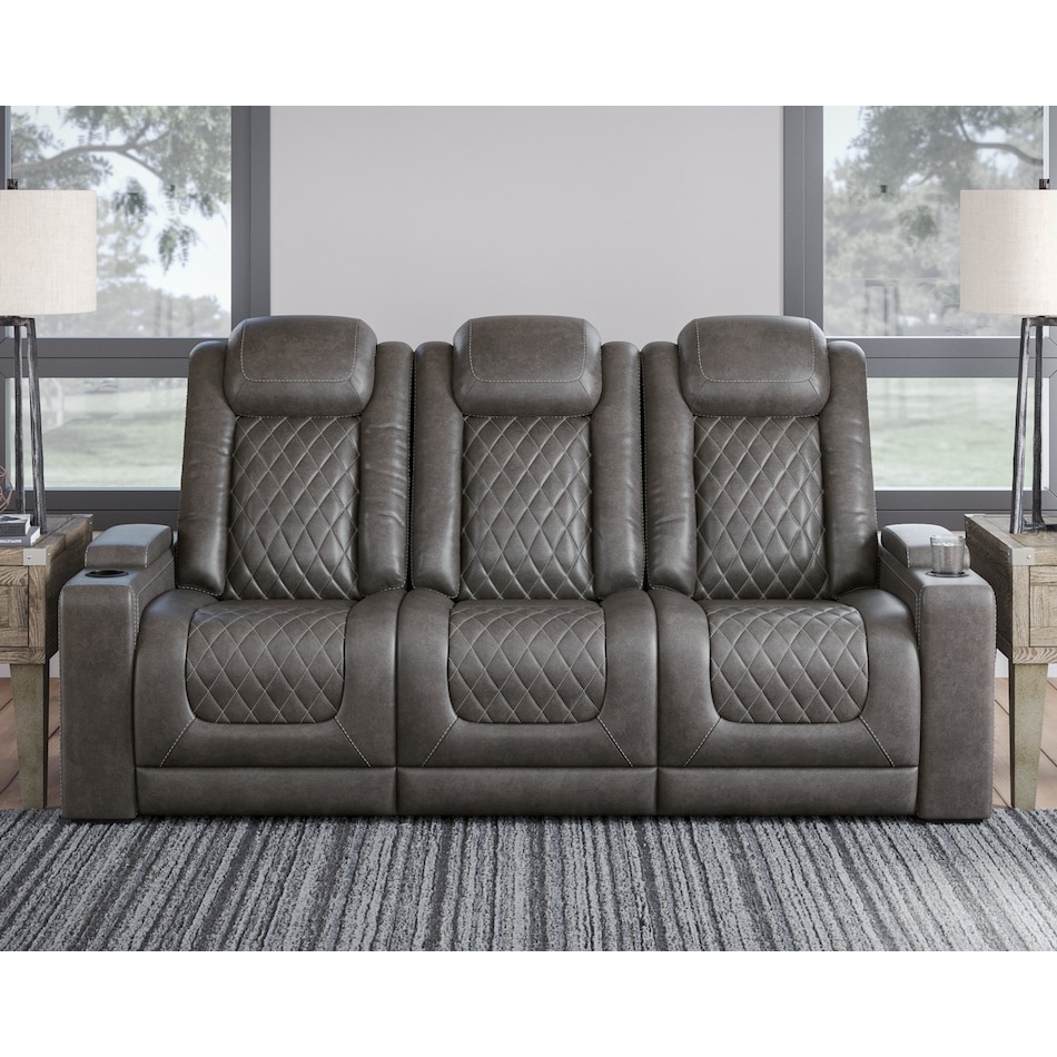 hyllmont power reclining sofa  room image  