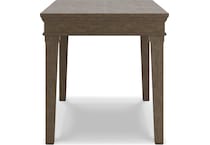 janismore home office weathered gray of desk h   
