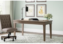 janismore home office weathered gray of desk h   