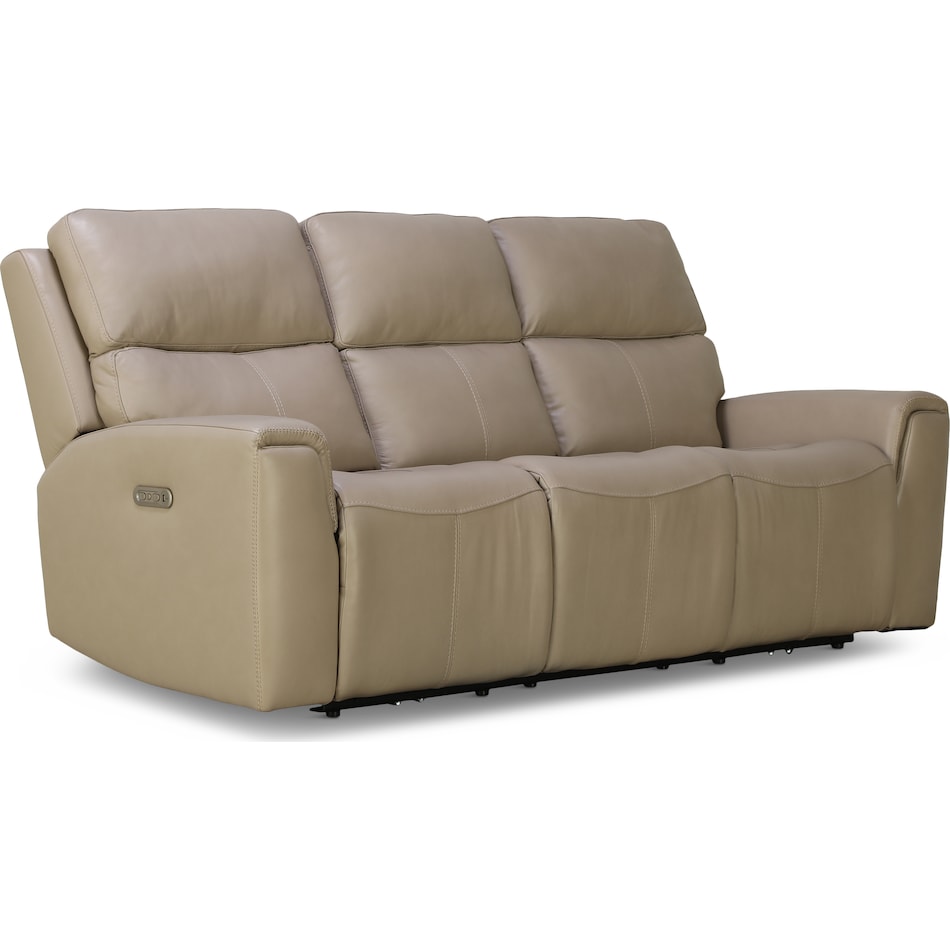 jarvis natural leather power sofa   