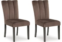 jazmore dining brown dr side chair d x  