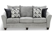 jett living room gray st stationary fabric sofa   