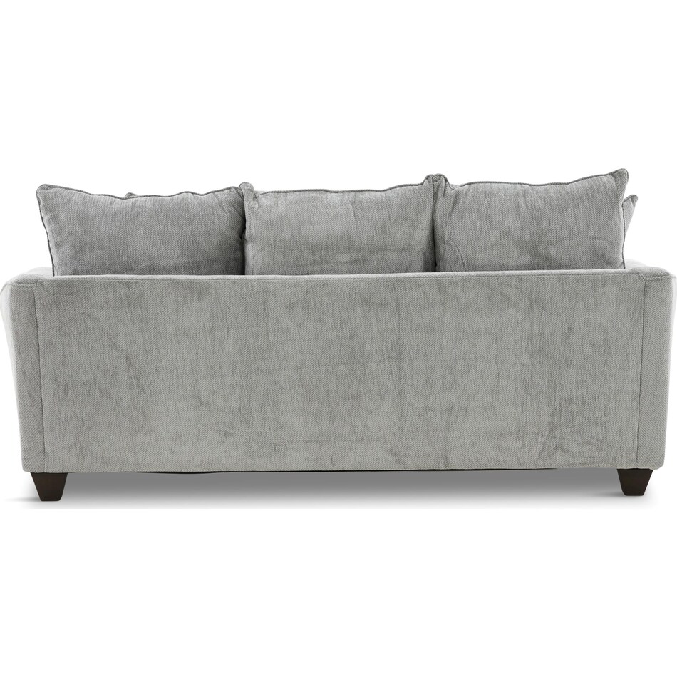 jett living room gray st stationary fabric sofa   