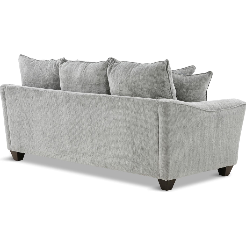 jett living room gray st stationary fabric sofa   