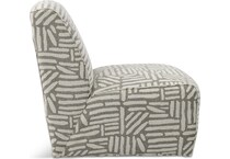 jewel living room off white st stationary fabric chair   