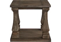 johnelle occasional gray oc end chairside table t   