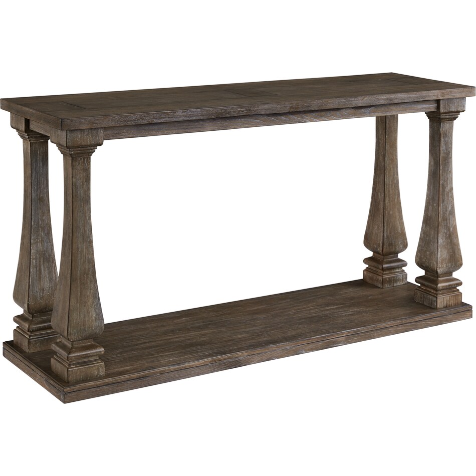 johnelle gray sofa table t   