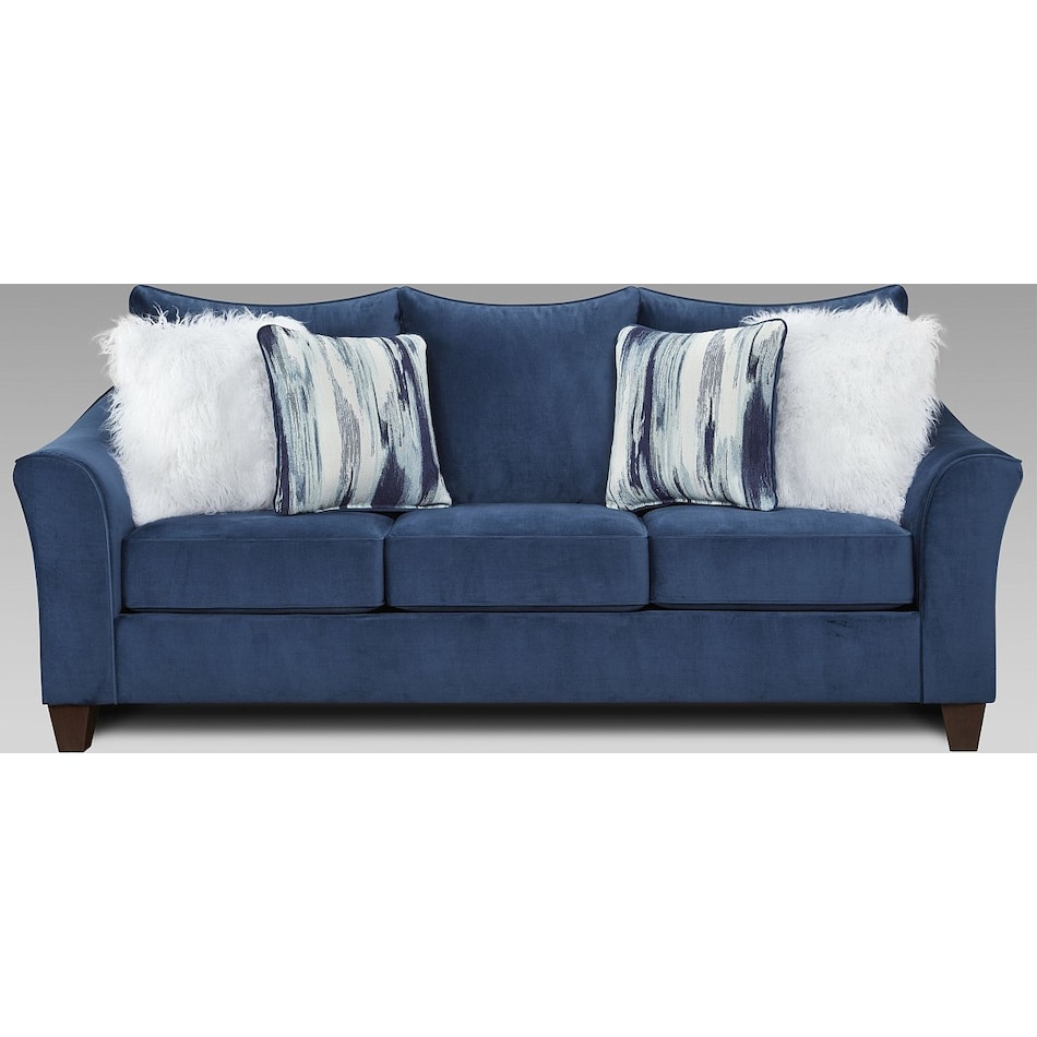 kamilah living room blue st feo stationary fabric sofa   