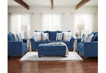 kamilah living room blue st feo stationary fabric loveseat   