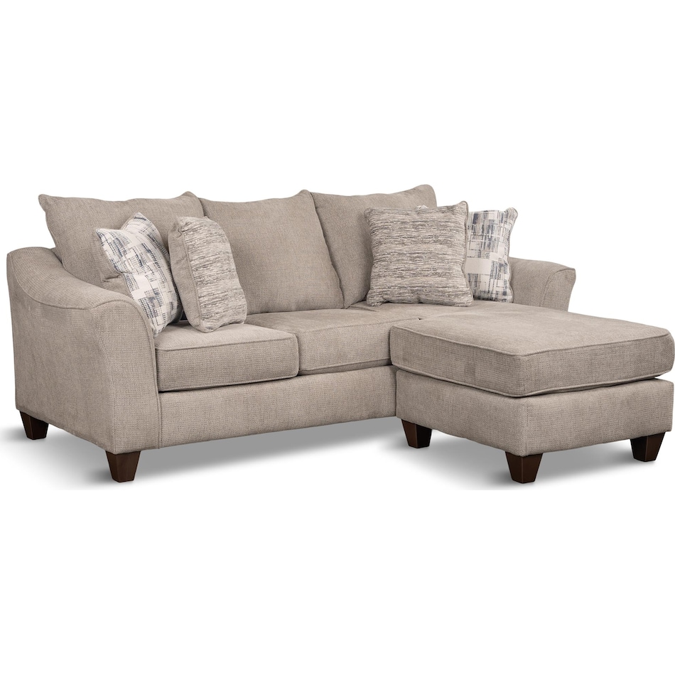 kamilah living room tan st stationary fabric sofa   