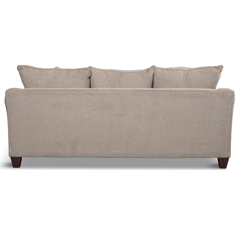 kamilah living room tan st stationary fabric sofa   