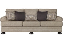 kananwood neutral st stationary fabric sofa   