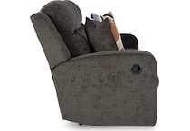 kanlow dusk living room dark gray mt motion fabric sofa manual   