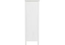 kanwyn occasional white at wood accent piece t   