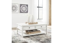 kanwyn occasional white oc coffee table t   