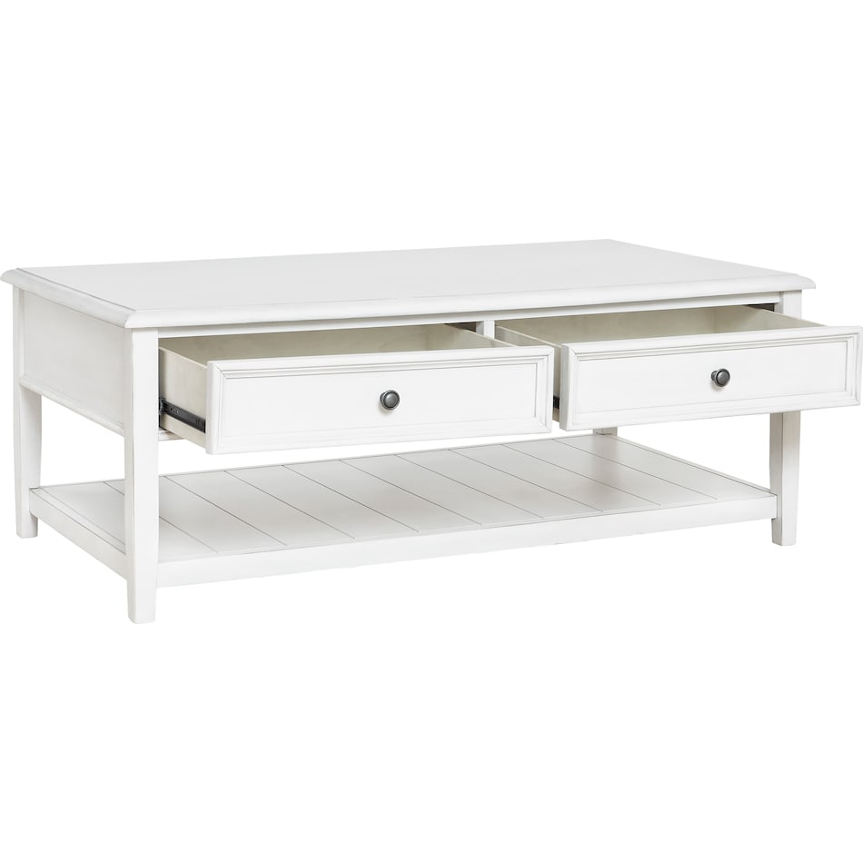 kanwyn occasional white oc coffee table t   