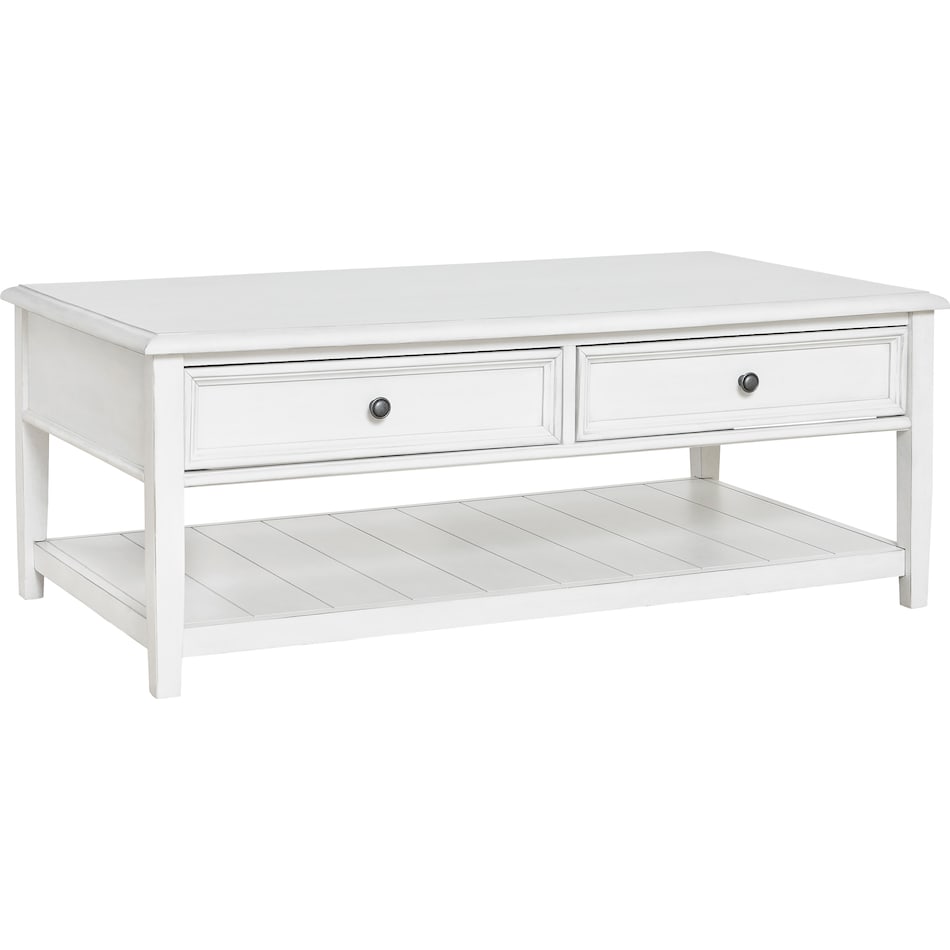 kanwyn occasional white oc coffee table t   