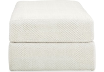 karinne living room white st stationary fabric ottoman   