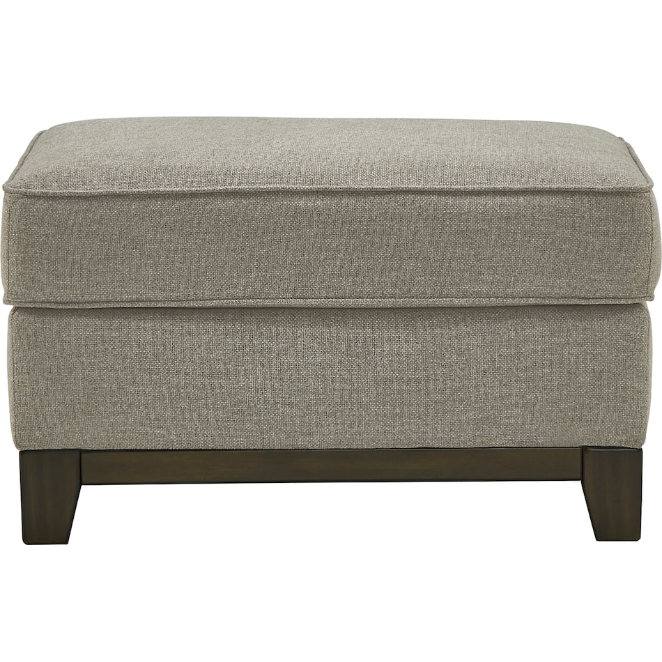 kaywood light brown st stationary fabric ottoman   