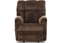 keaton living room dark brown mt fabric recliner manual   