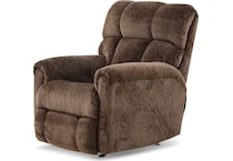 keaton living room dark brown mt fabric recliner manual   