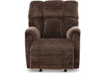 keaton living room dark brown mt fabric recliner manual   