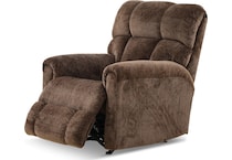 keaton living room dark brown mt fabric recliner manual   