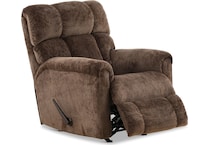 keaton living room dark brown mt fabric recliner manual   