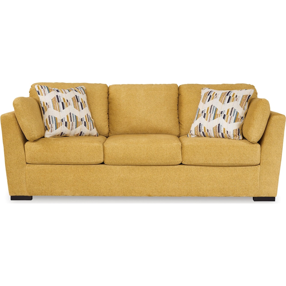 keerwick sunflower living room yellow st stationary fabric sofa   