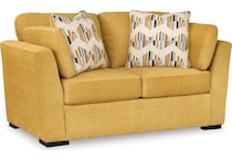 keerwick sunflower living room yellow st loveseat   