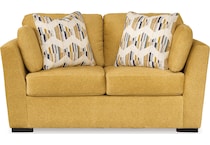 keerwick sunflower living room yellow st loveseat   