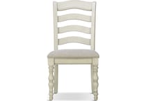 keston white dr side chair   