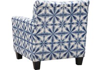 kiessel nuvella blue accent chair   