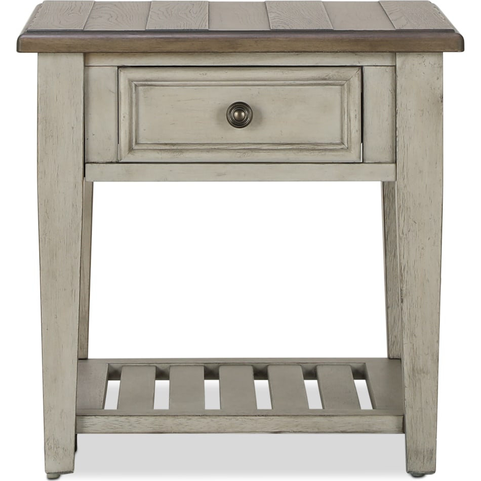 killian occasional white oc end chairside table   