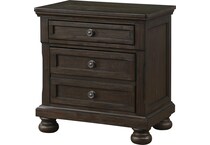 kingsley bedroom   brown brown br master nightstand   