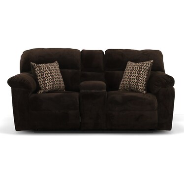 Kinsley Reclining Loveseat with Console